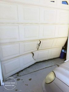 Garage Door Service Inc - Garage Door Bent Panel Repair