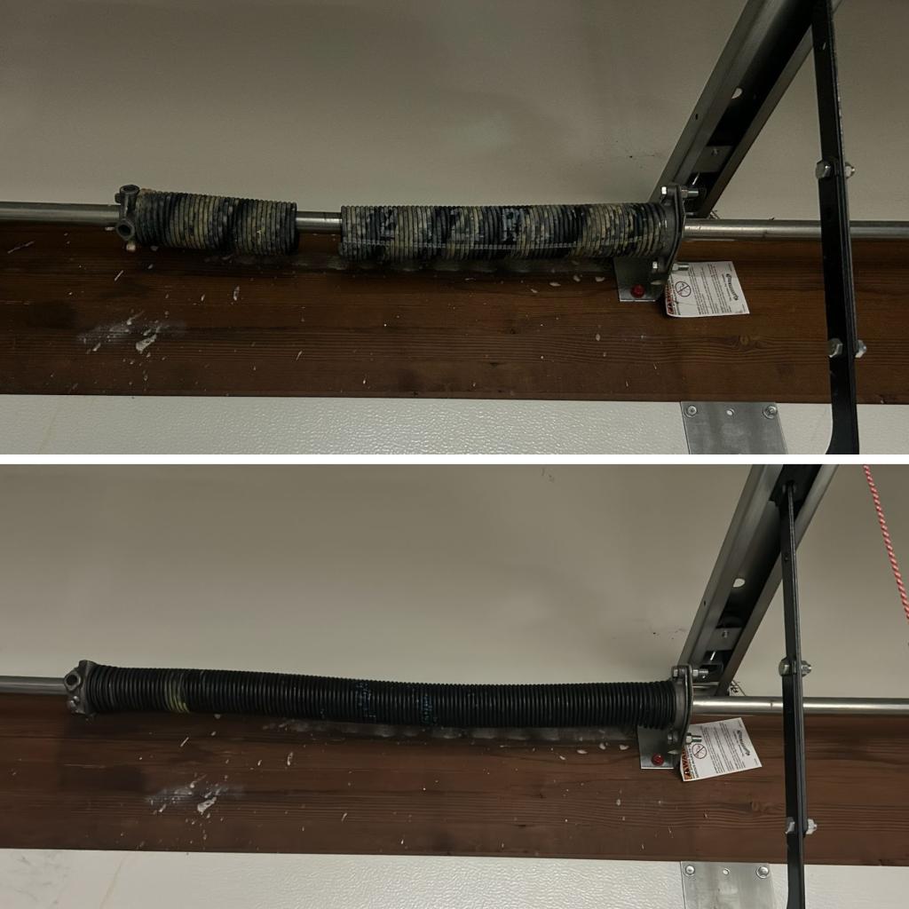 garage door spring repair in Morrison