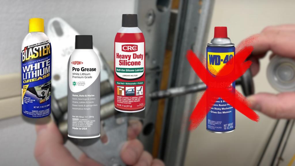 Best lubricants for garage door maintenance Denver 