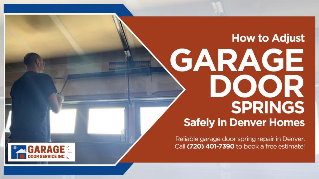 How to Adjust Garage Door Springs Safely in Denver Homes 